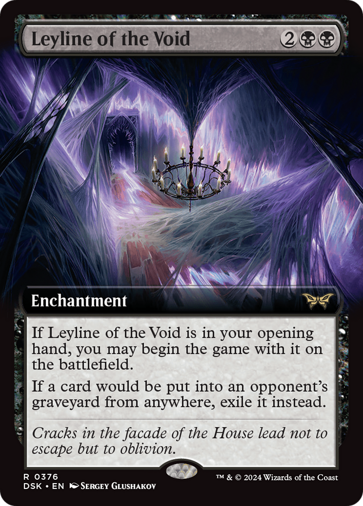 Leyline of the Void (Extended Art) [Duskmourn: House of Horror] | Grognard Games