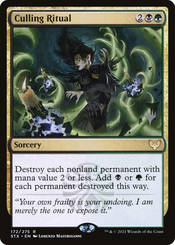 Culling Ritual (Promo Pack) [Strixhaven: School of Mages Promos] | Grognard Games