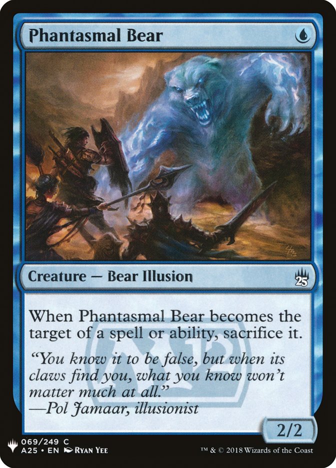 Phantasmal Bear [Mystery Booster] | Grognard Games