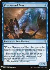 Phantasmal Bear [Mystery Booster] | Grognard Games