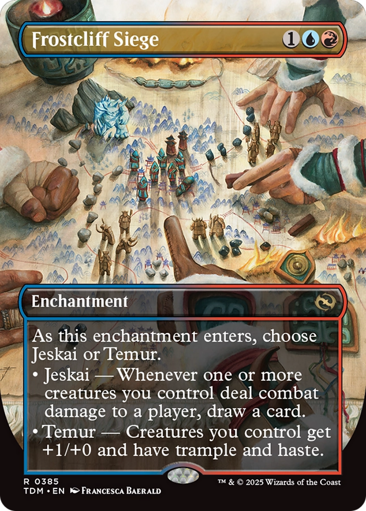 Frostcliff Siege (Borderless) [Tarkir: Dragonstorm] | Grognard Games