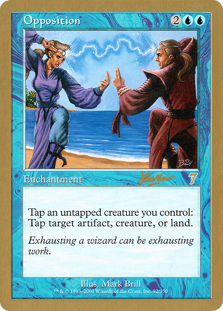 Opposition (Sim Han How) [World Championship Decks 2002] | Grognard Games