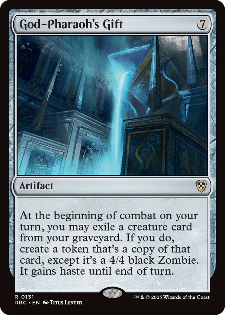 God-Pharaoh's Gift [Aetherdrift Commander] | Grognard Games