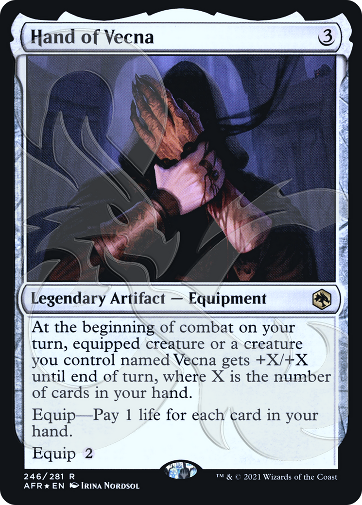 Hand of Vecna (Ampersand Promo) [Dungeons & Dragons: Adventures in the Forgotten Realms Promos] | Grognard Games