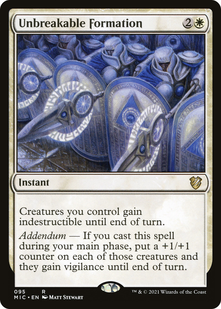Unbreakable Formation [Innistrad: Midnight Hunt Commander] | Grognard Games