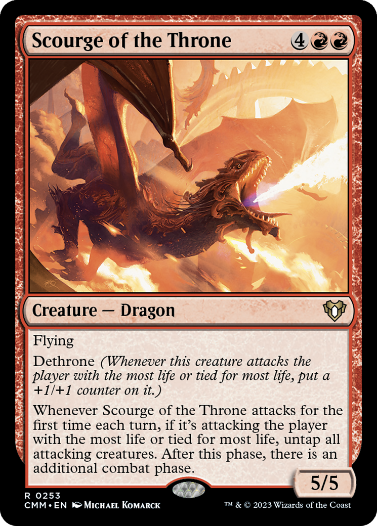 Scourge of the Throne [Commander Masters] | Grognard Games