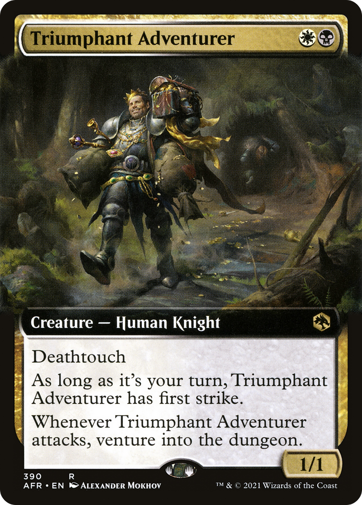 Triumphant Adventurer (Extended) [Dungeons & Dragons: Adventures in the Forgotten Realms] | Grognard Games