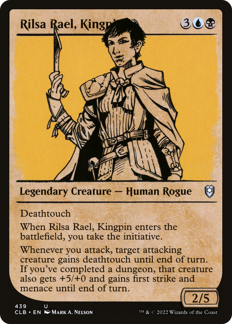 Rilsa Rael, Kingpin (Showcase) [Commander Legends: Battle for Baldur's Gate] | Grognard Games