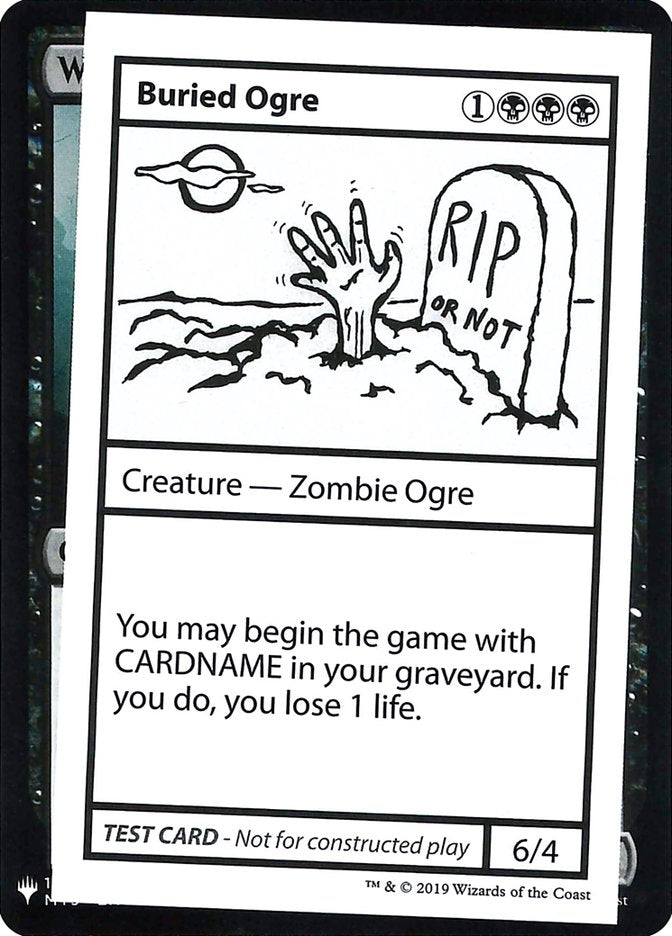 Buried Ogre [Mystery Booster Playtest Cards] | Grognard Games