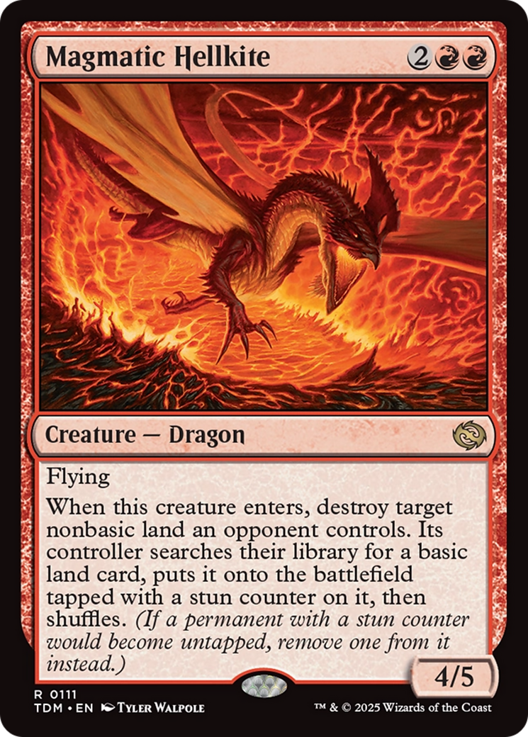 Magmatic Hellkite [Tarkir: Dragonstorm] | Grognard Games
