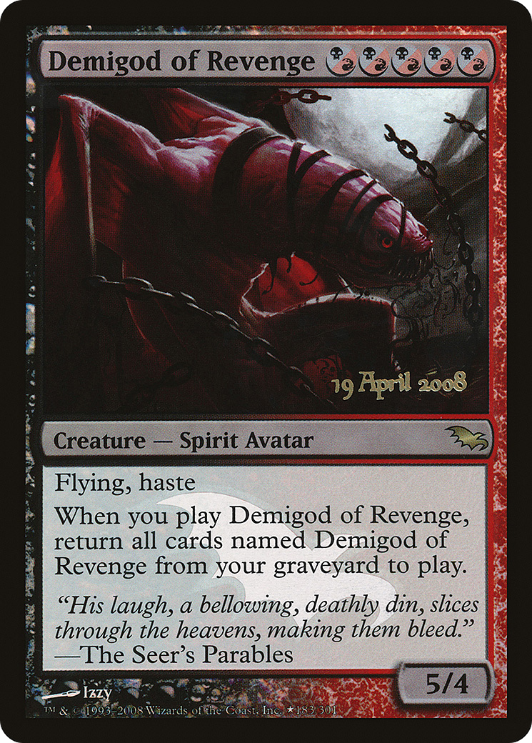 Demigod of Revenge [Shadowmoor Promos] | Grognard Games