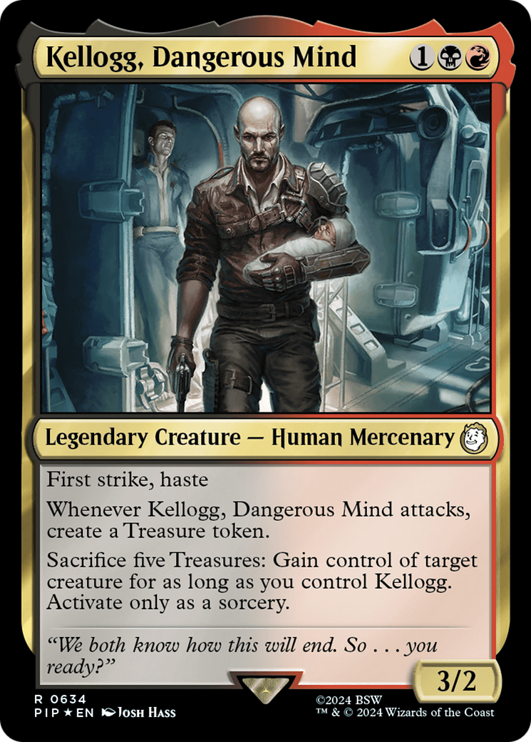 Kellogg, Dangerous Mind (Surge Foil) [Fallout] | Grognard Games