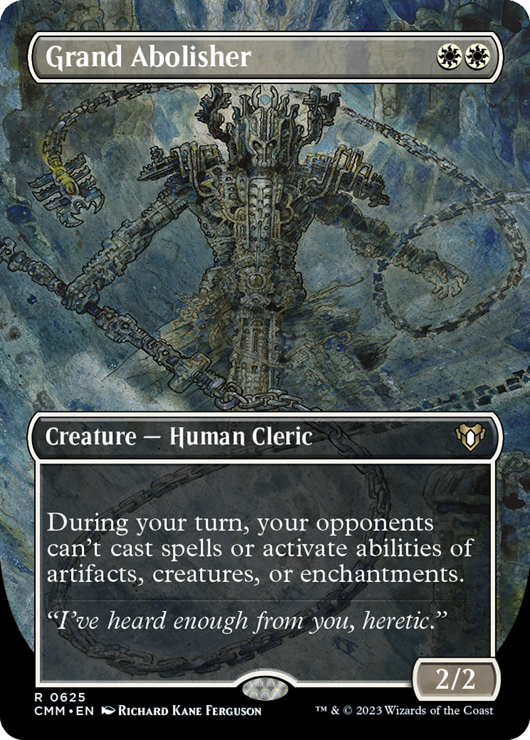 Grand Abolisher (Borderless Alternate Art) [Commander Masters] | Grognard Games