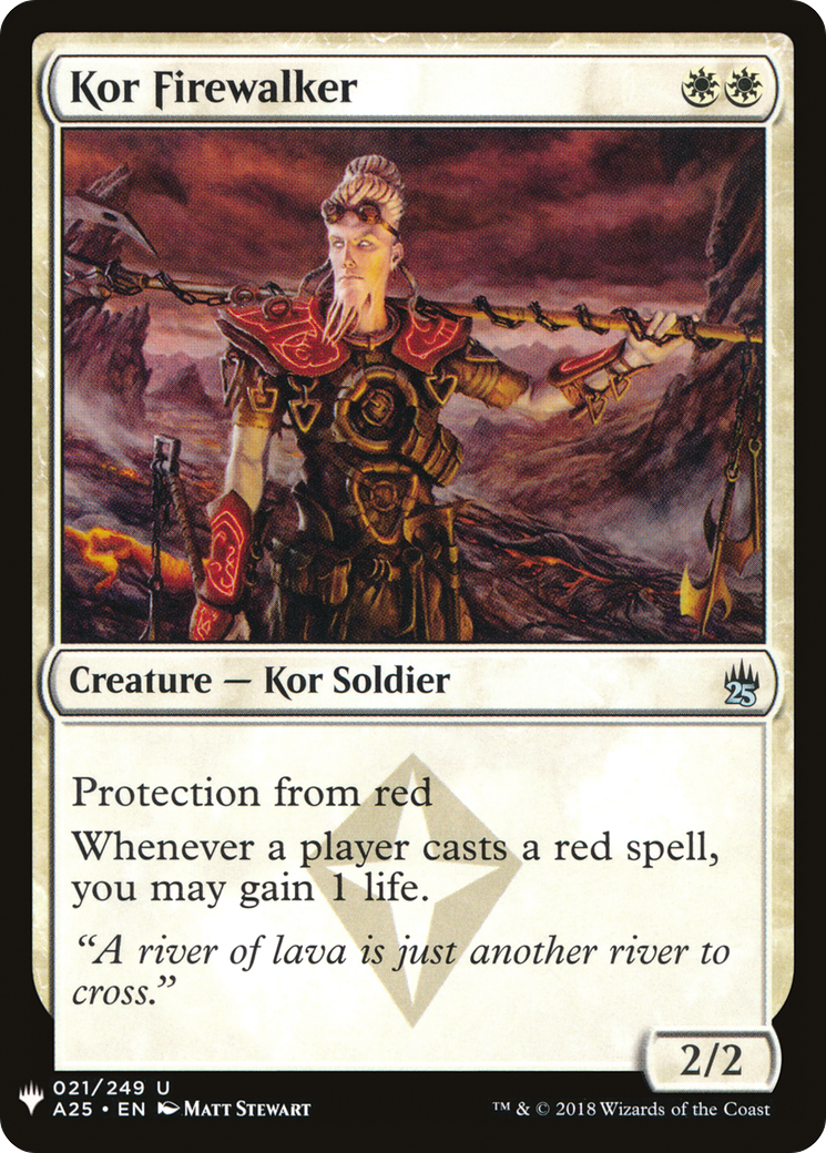 Kor Firewalker [Mystery Booster] | Grognard Games