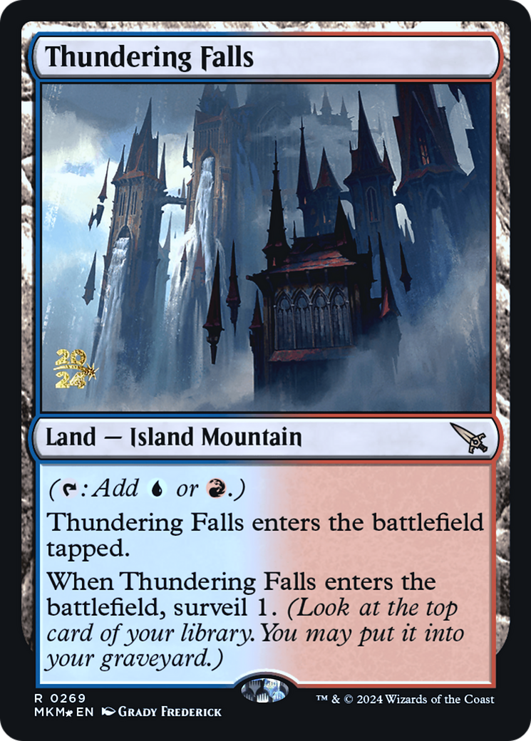 Thundering Falls [Murders at Karlov Manor Prerelease Promos] | Grognard Games