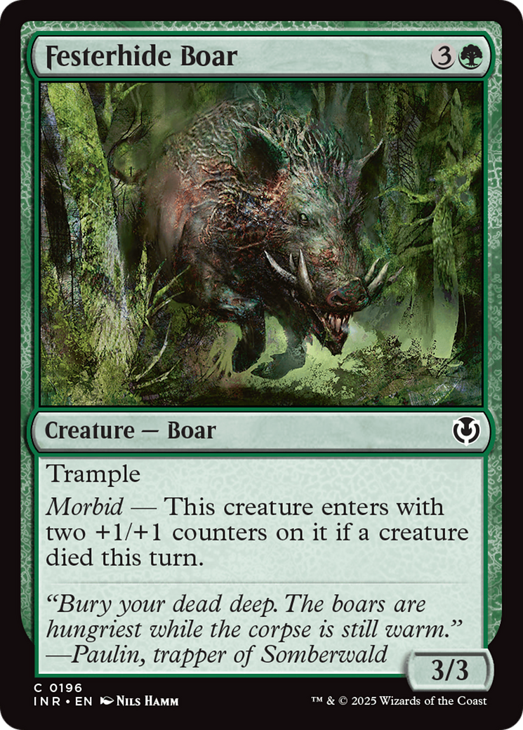 Festerhide Boar [Innistrad Remastered] | Grognard Games