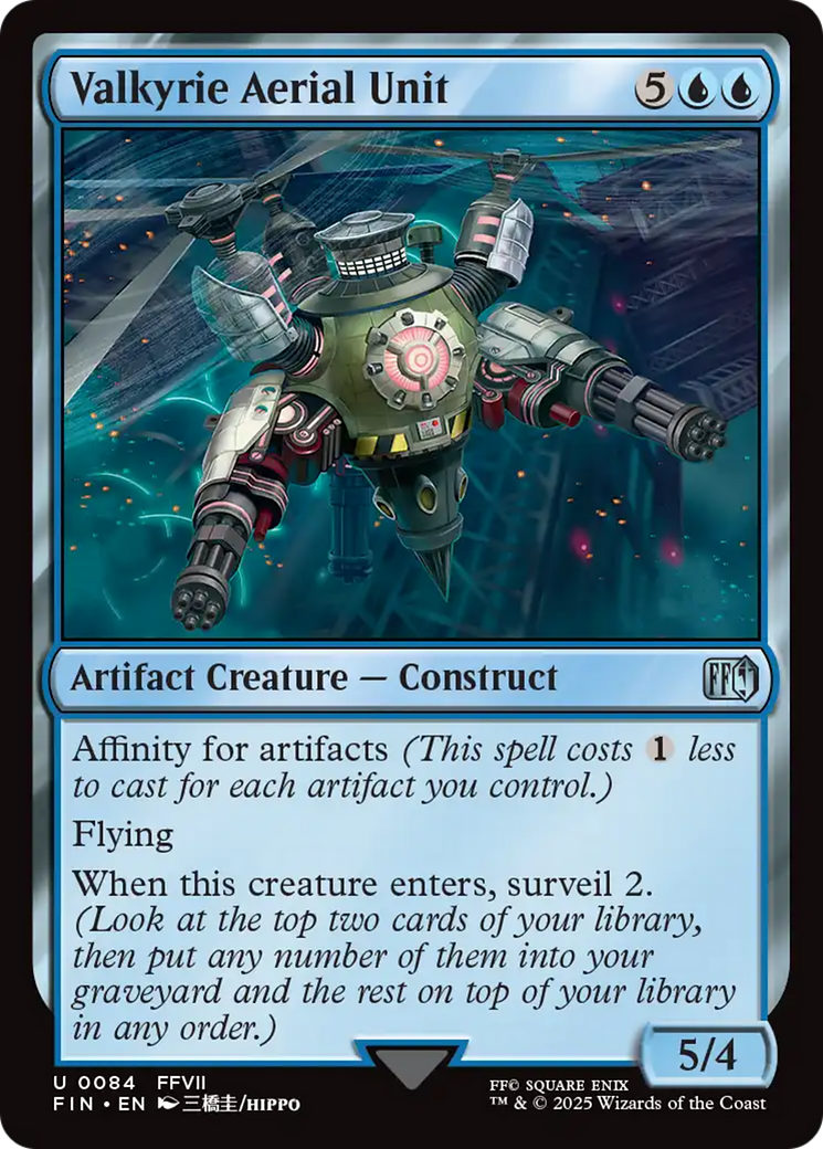 Valkyrie Aerial Unit (FIN-084) - FINAL FANTASY Foil | Grognard Games