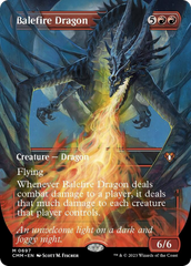 Balefire Dragon (Borderless Alternate Art) [Commander Masters] | Grognard Games