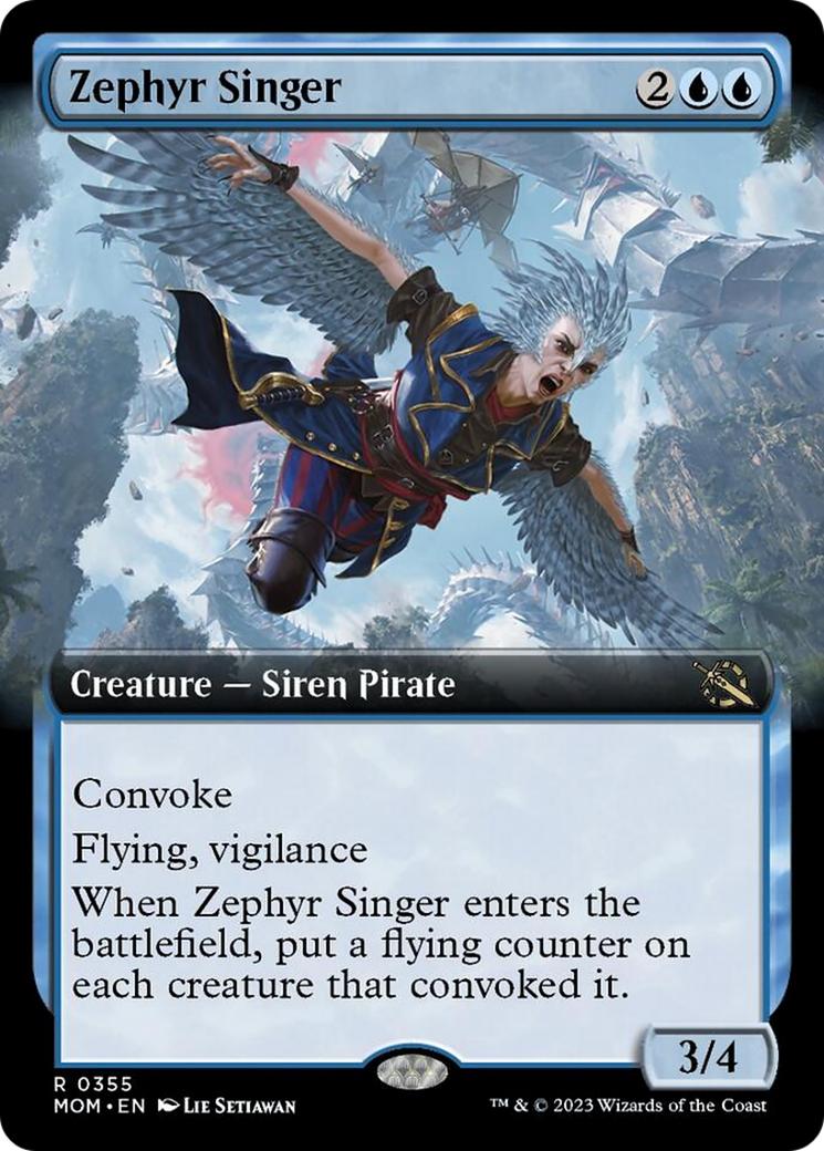 Zephyr Singer (Extended Art) [March of the Machine] | Grognard Games