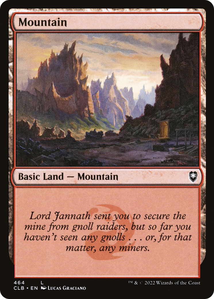 Mountain (464) [Commander Legends: Battle for Baldur's Gate] | Grognard Games