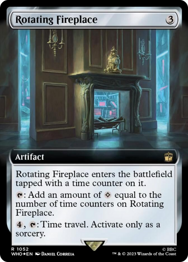 Rotating Fireplace (Extended Art) (Surge Foil) [Doctor Who] | Grognard Games