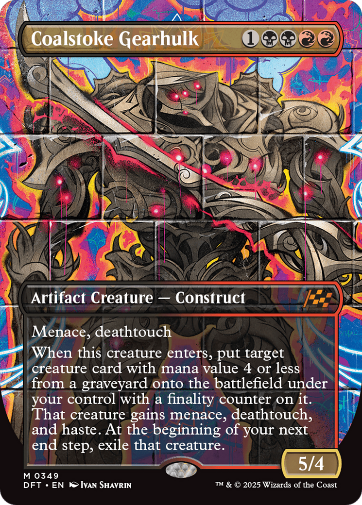 Coalstoke Gearhulk (Borderless) [Aetherdrift] | Grognard Games