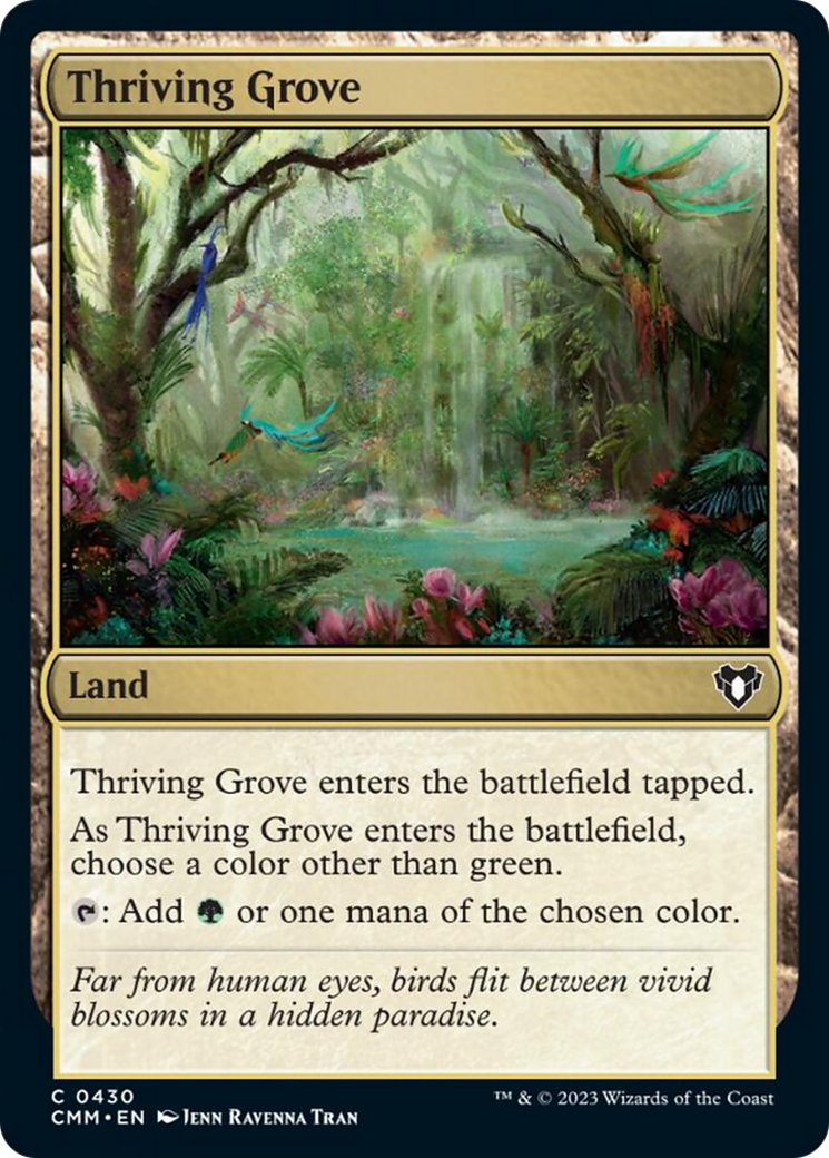 Thriving Grove [Commander Masters] | Grognard Games