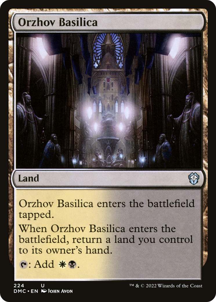 Orzhov Basilica [Dominaria United Commander] | Grognard Games