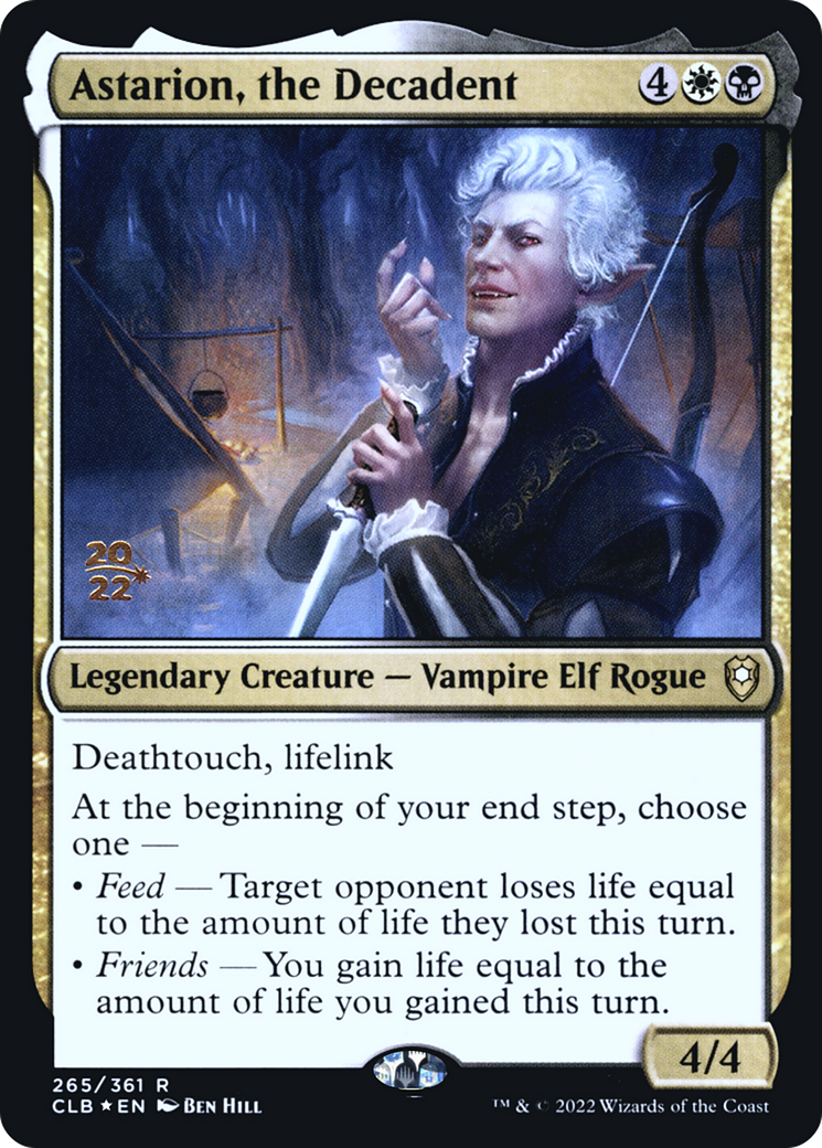 Astarion, the Decadent [Commander Legends: Battle for Baldur's Gate Prerelease Promos] | Grognard Games