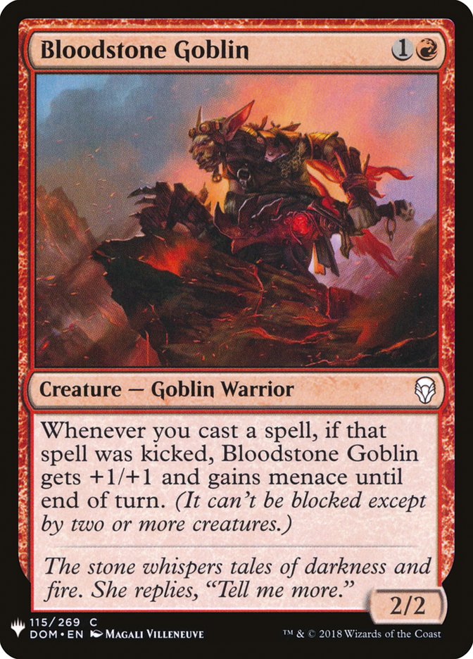 Bloodstone Goblin [Mystery Booster] | Grognard Games