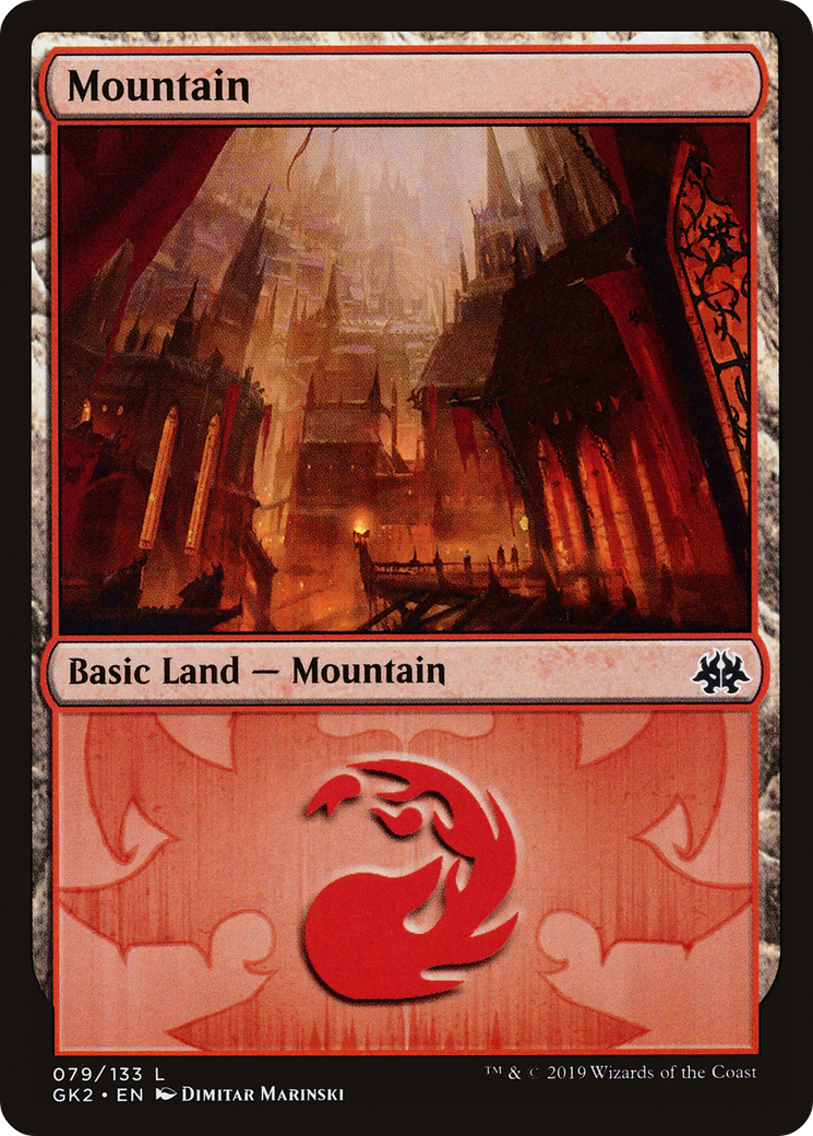 Mountain (79) [Ravnica Allegiance Guild Kit] | Grognard Games