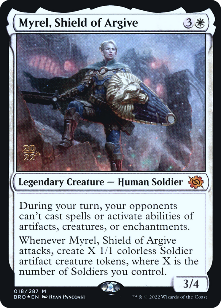 Myrel, Shield of Argive [The Brothers' War: Prerelease Promos] | Grognard Games