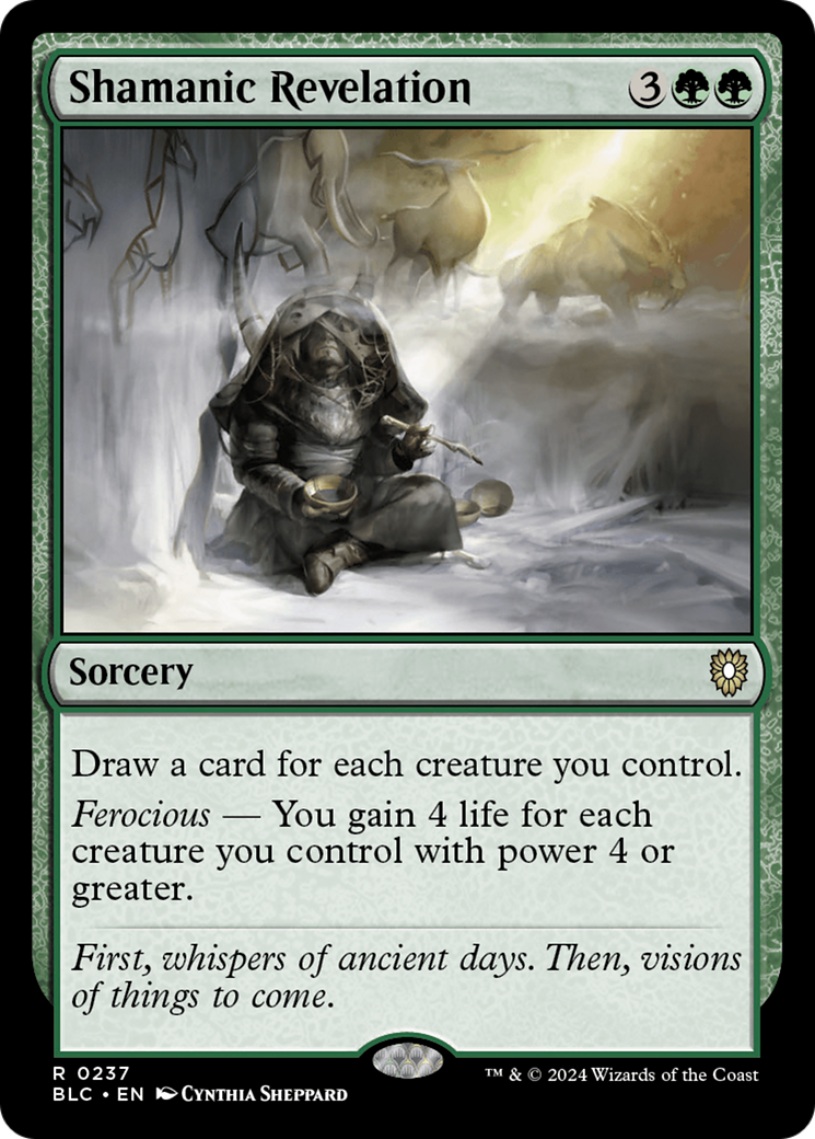 Shamanic Revelation [Bloomburrow Commander] | Grognard Games