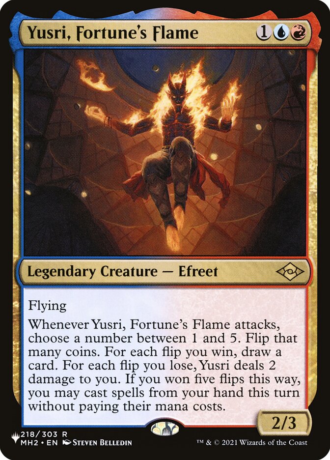 Yusri, Fortune's Flame [Secret Lair: Heads I Win, Tails You Lose] | Grognard Games