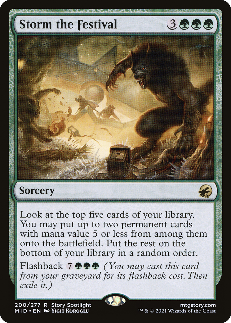Storm the Festival [Innistrad: Midnight Hunt] | Grognard Games