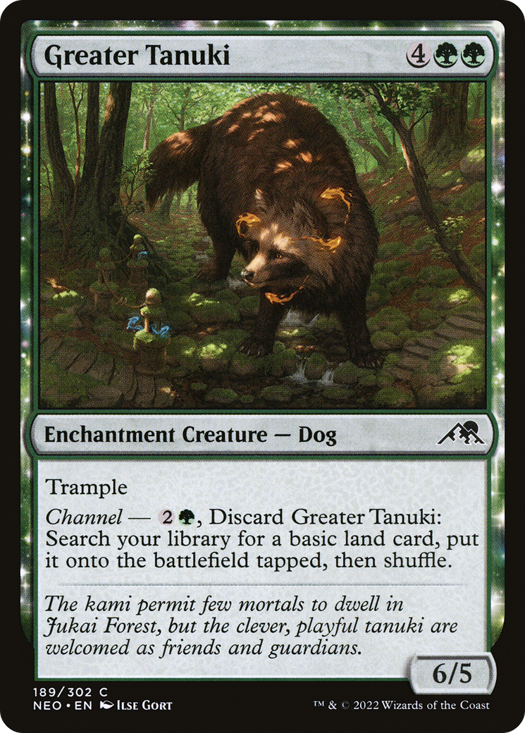 Greater Tanuki [Kamigawa: Neon Dynasty] | Grognard Games
