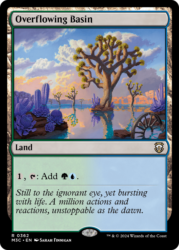 Overflowing Basin (Ripple Foil) [Modern Horizons 3 Commander] | Grognard Games