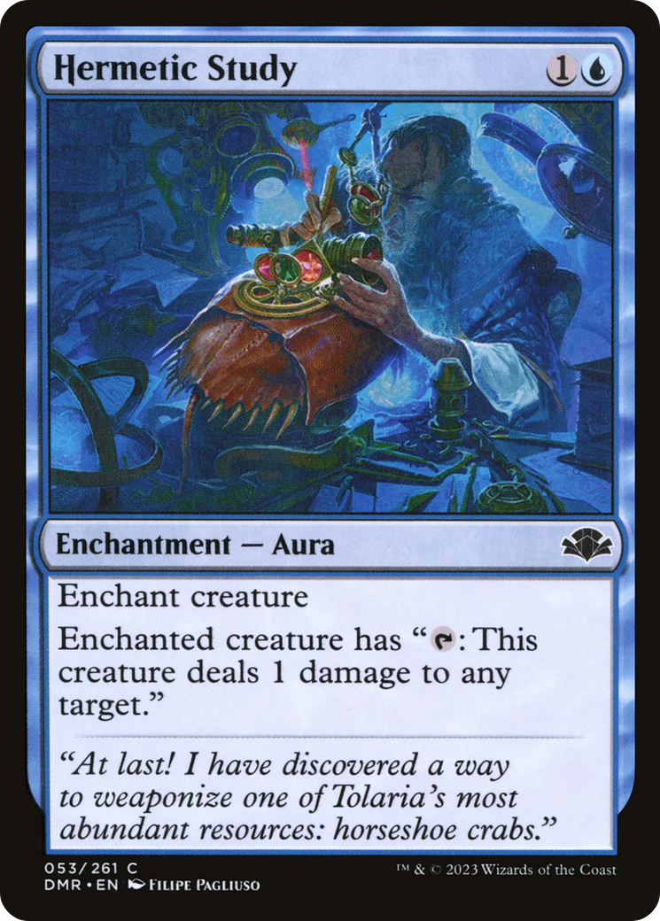 Hermetic Study [Dominaria Remastered] | Grognard Games