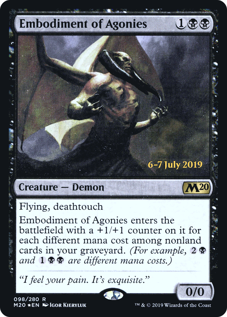 Embodiment of Agonies  [Core Set 2020 Prerelease Promos] | Grognard Games
