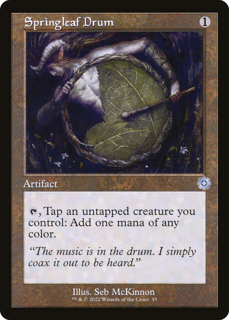 Springleaf Drum (Retro) [The Brothers' War Retro Artifacts] | Grognard Games