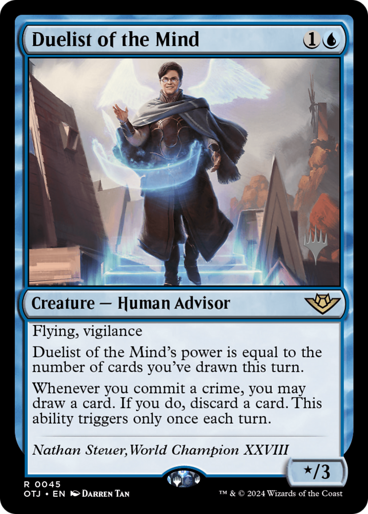 Duelist of the Mind (Promo Pack) [Outlaws of Thunder Junction Promos] | Grognard Games
