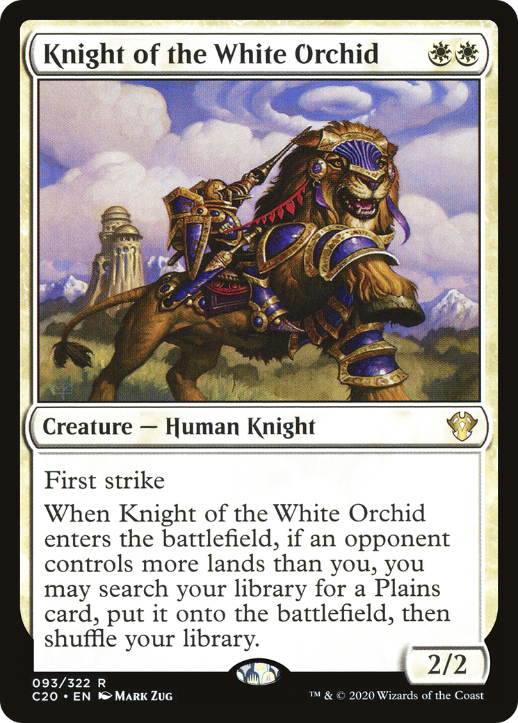 Knight of the White Orchid [Commander 2020] | Grognard Games