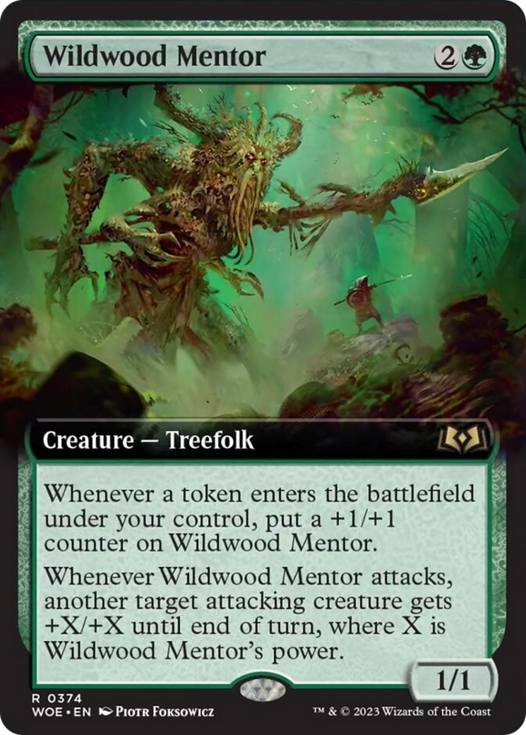 Wildwood Mentor (Extended Art) [Wilds of Eldraine] | Grognard Games