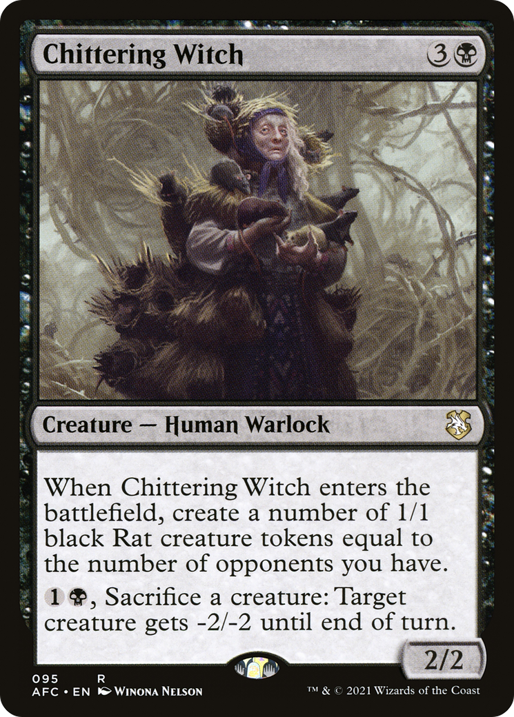 Chittering Witch [Dungeons & Dragons: Adventures in the Forgotten Realms Commander] | Grognard Games