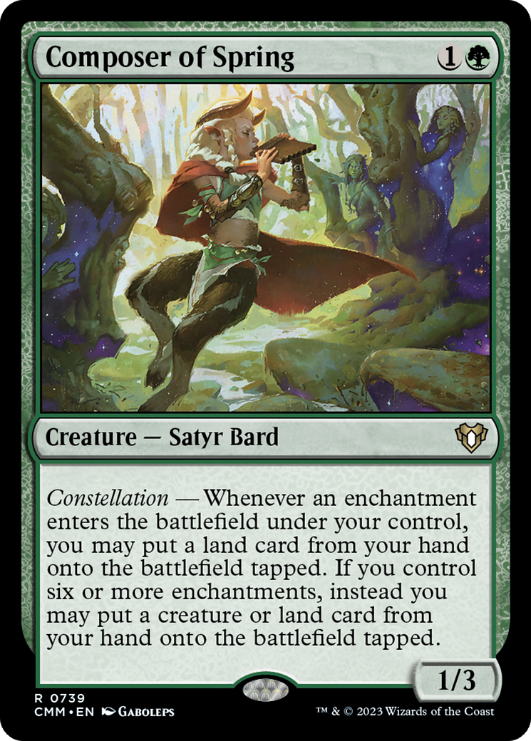 Composer of Spring [Commander Masters] | Grognard Games