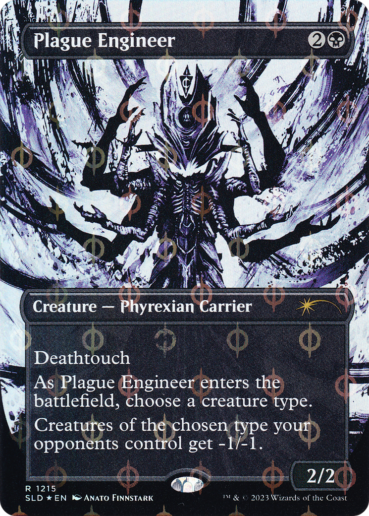 Plague Engineer (Borderless Ichor Step-and-Compleat Foil) [Secret Lair Drop Series] | Grognard Games