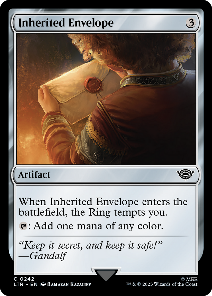 Inherited Envelope [The Lord of the Rings: Tales of Middle-Earth] | Grognard Games
