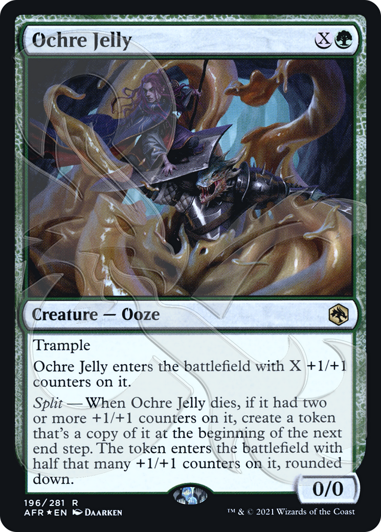 Ochre Jelly (Ampersand Promo) [Dungeons & Dragons: Adventures in the Forgotten Realms Promos] | Grognard Games