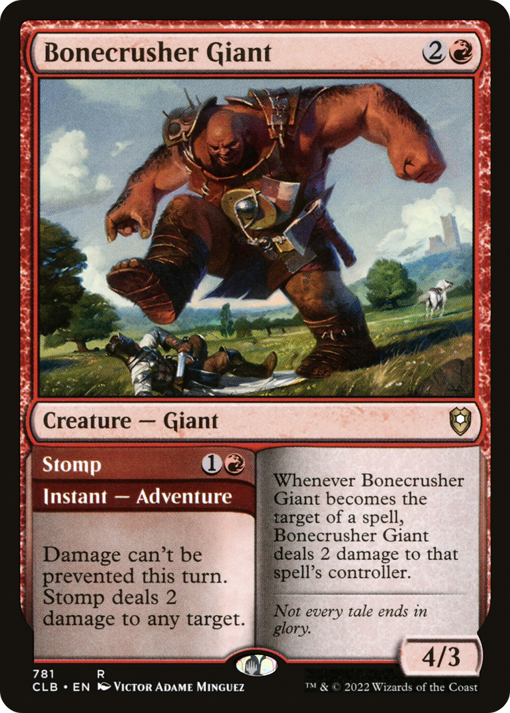 Bonecrusher Giant // Stomp [Commander Legends: Battle for Baldur's Gate] | Grognard Games