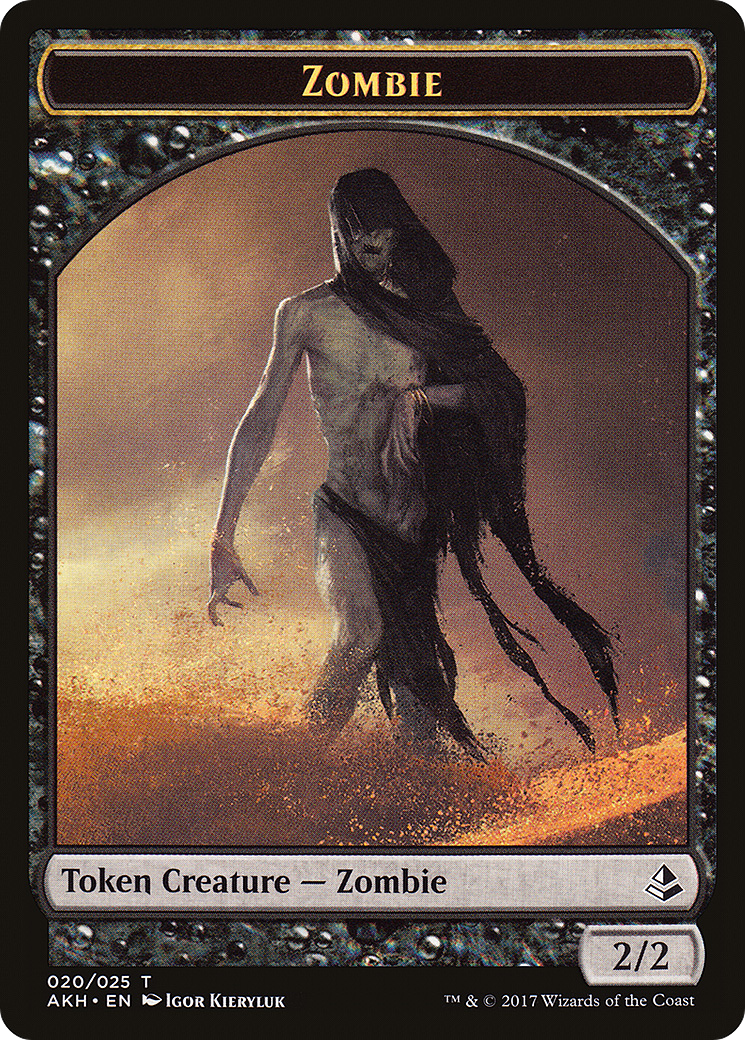 Zombie (AKH-020) - Amonkhet Tokens Foil | Grognard Games